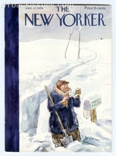 New Yorker magazine January 22 1938 John Collier Midnight Blue Clifford Odets VF