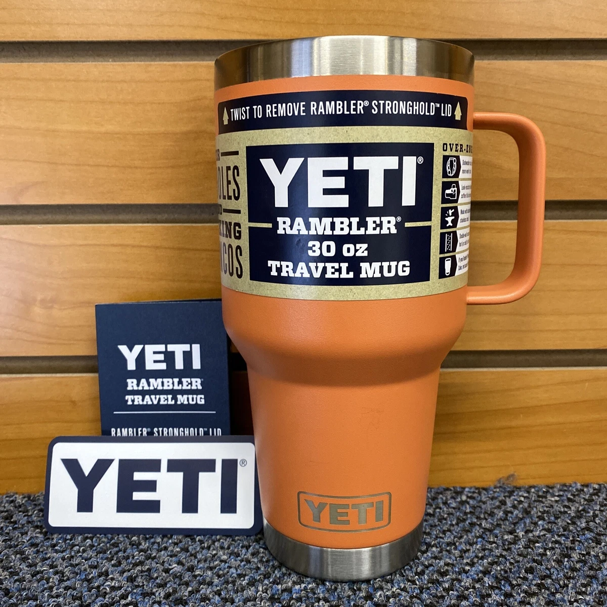 YETI Rambler 30 oz Travel Mug with Stronghold Lid