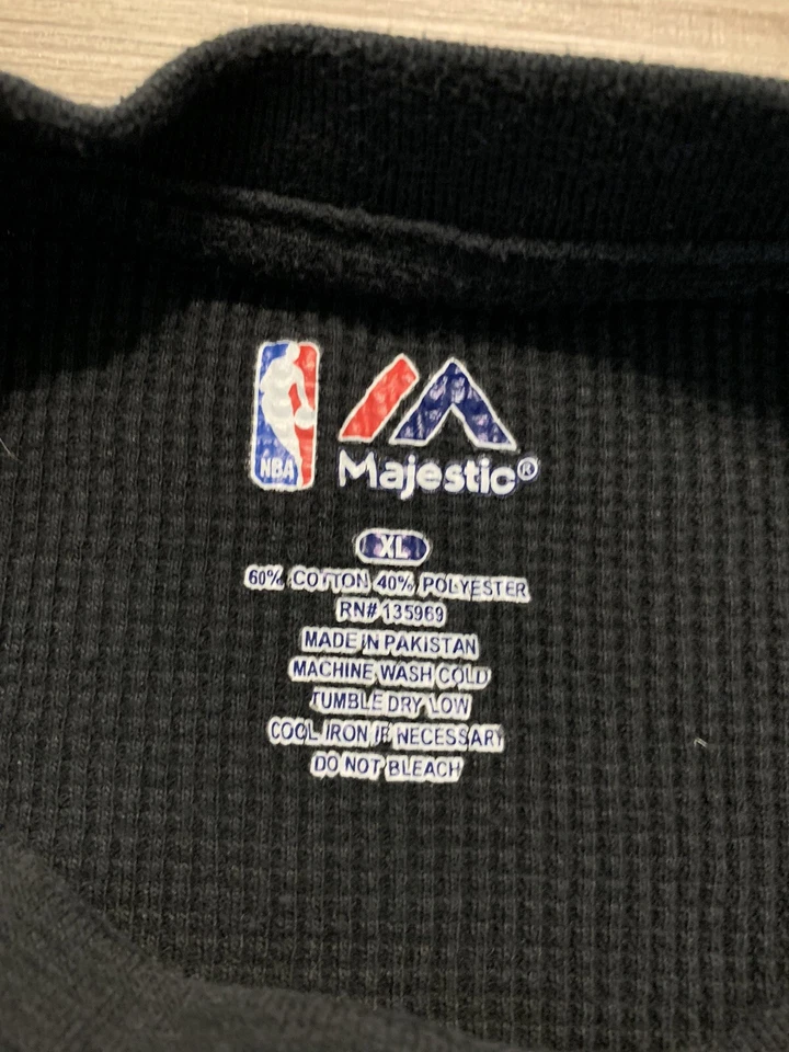 Vintage Portland Trail Blazers NBA Thermal Shirt XL Youth Boys XL Black Graphic - Image 4 of 4