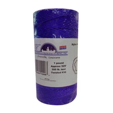 Rosary Twine, Twisted Nylon. Size #36, Purple, 1 lb 1-pack