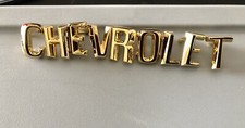 1960 1961 Impala 24k Gold Plated Hood Letters Chevrolet 1960 1961 Impala 24k Gold Plated Hood Letters Chevrolet