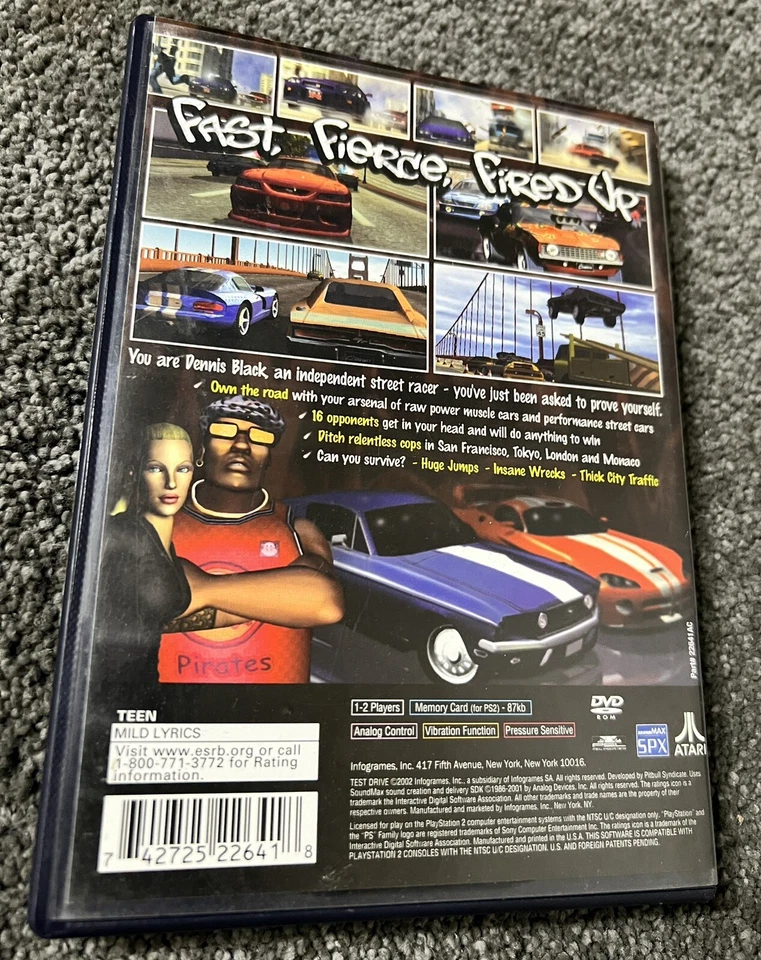 Test Drive PlayStation 2 PS2 2003 CIB Complete!! Tested!! w/ NEAR MINT DISC!! - Image 4 of 4