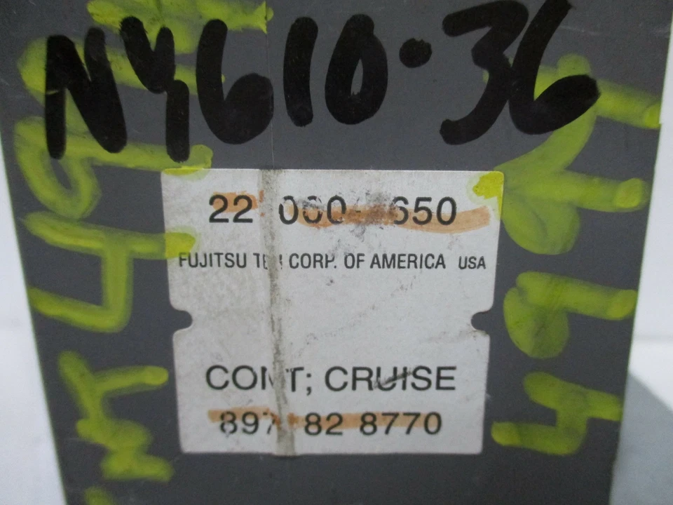 NY610-36 OEM WARRANTY 1999 ISUZU RODEO CRUISE CONTROL MODULE - Image 2 of 2