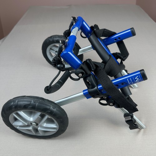Walkin' Wheels Small Dog Wheelchair Blue Fits 11-25 lbs 8" Wheels - Frame Only