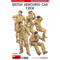 British Armoured Car Crew Special Edition Kit 1:35 Miniart Kit Figure Militari -
