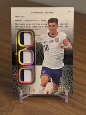 Christian Pulisic 2024-25 Panini Noir FIFA Screenplay Jerseys Gold 10/10 Kit #