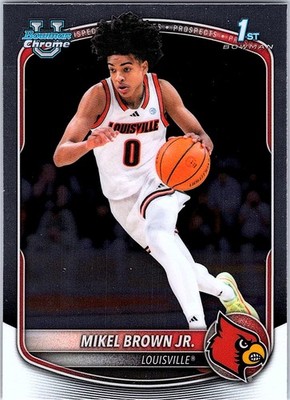 2025-26 Bowman #BCP-12 Mikel Brown Jr. Chrome Prospects