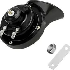 300DB Super Loud Car Horn, 12V Waterproof Durable Auto Air Electric -Black