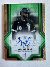 2023 Topps Five Star Luis Robert Autographs Black Jersey #FSA-LRO Auto AU