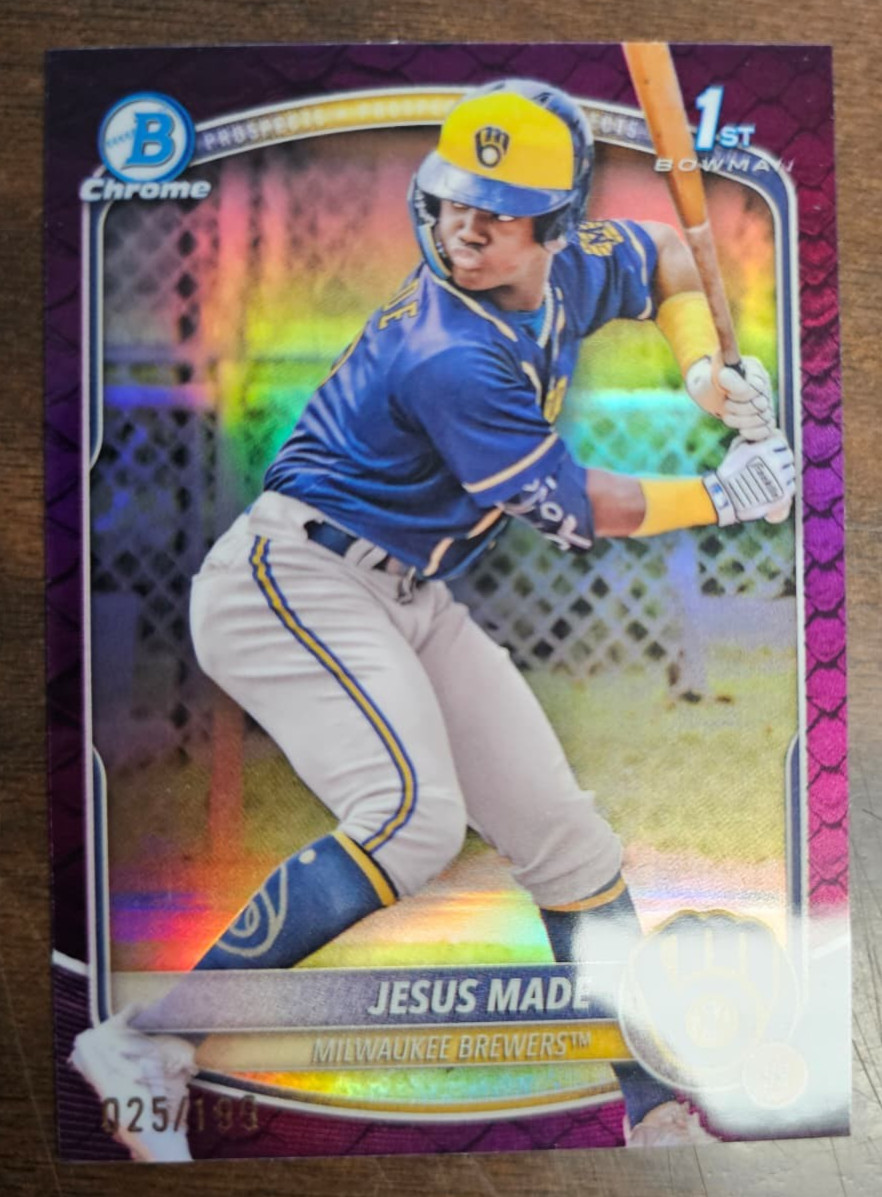 2025 Bowman Chrome Prospects Jesus Made #BCP-50 Fuchsia Refractor /199