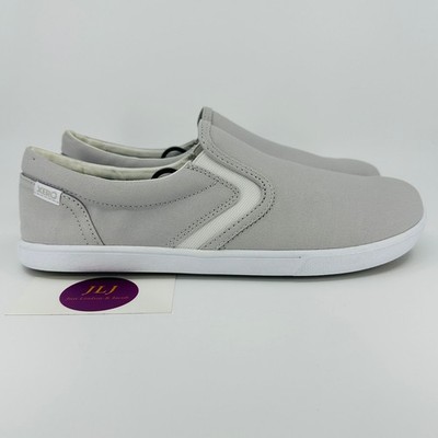 Xero Shoes Men's Dillon Canvas Slip On Gray Barefoot Minimalist
