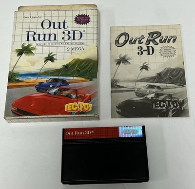 Out Run 3D - Sega Master System - TEC TOY - CIB | TESTED #001