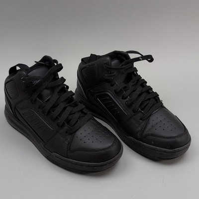TredSafe O2 Air Shoes Mens Size 8.5 Black Slip Resistant Work Sneakers Mid Top