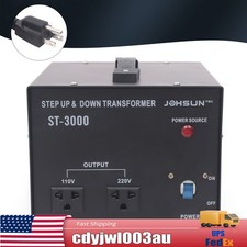 3000 Watt Voltage Converter Transformer Step Up/Down 110-120V to/From 220-240V