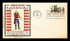 DR JIM STAMPS US COVER PAMPHLETEER SPIRIT OF INDEPENDENCE FDC COLORANO SILK