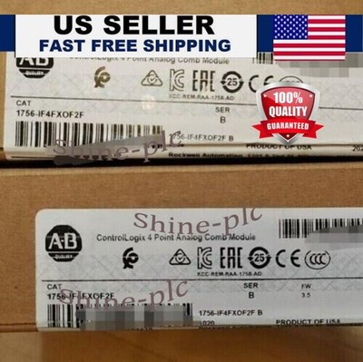 New Factory Sealed AB 1756-IF4FXOF2F ControlLogix 6 Point Analog Combo Module US