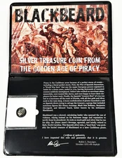 Silver Treasure Coin: Blackbeard's Legacy from the Golden Age of Piracy