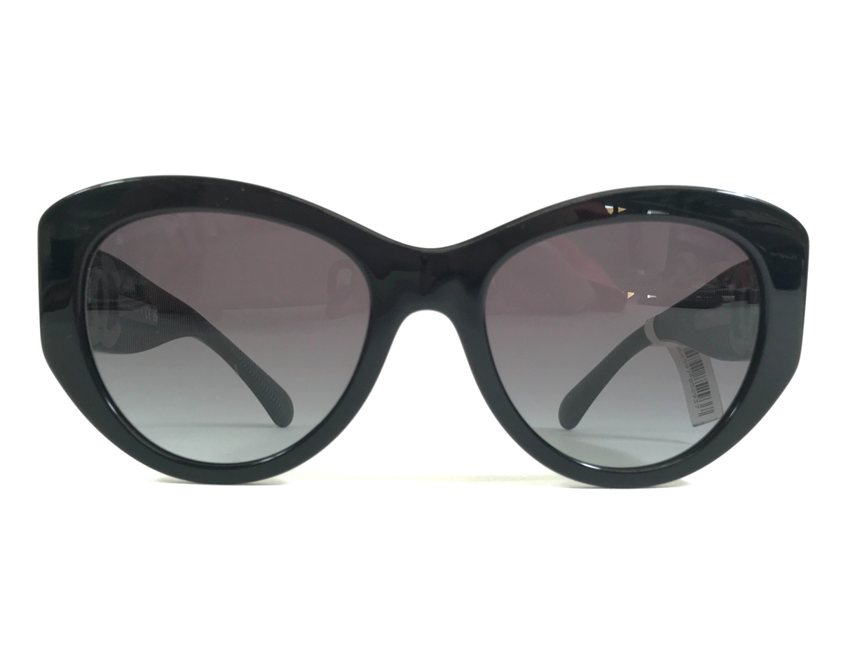 Chanel Sunglasses 5492-A c.1047/S6 Shiny Black Cat Eye with