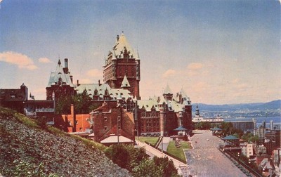 The Dufferin Terrace Canada Vintage Postcard