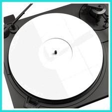 White Acrylic Turntable Mat - Platter Slipmat for 12" Vinyl Vintage Record Pl...