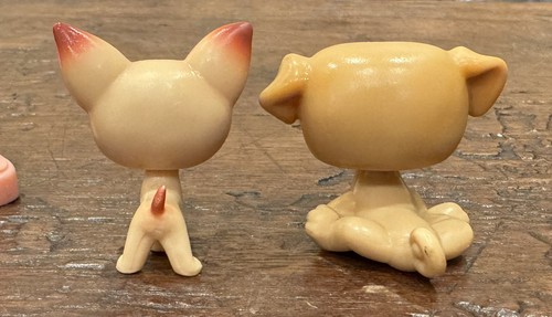 LPS Petshop Authentic First Pet Pairs #1 Dog Chihuahua #2 Pug