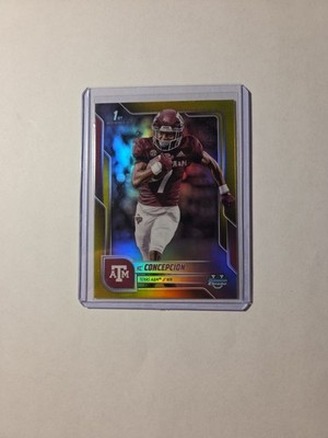 2025 Topps Bowman University Chrome KC Concepcion 1st Bowman Green #/350