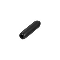 "15 StüCk Gummikappen 1/8\" (3Mm) Id Vinyl Runde Endkappenabdeckung Schwarz"