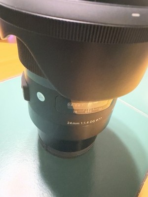 Sigma 401965 24mm F1.4 DG HSM Lens for Sony E - Black