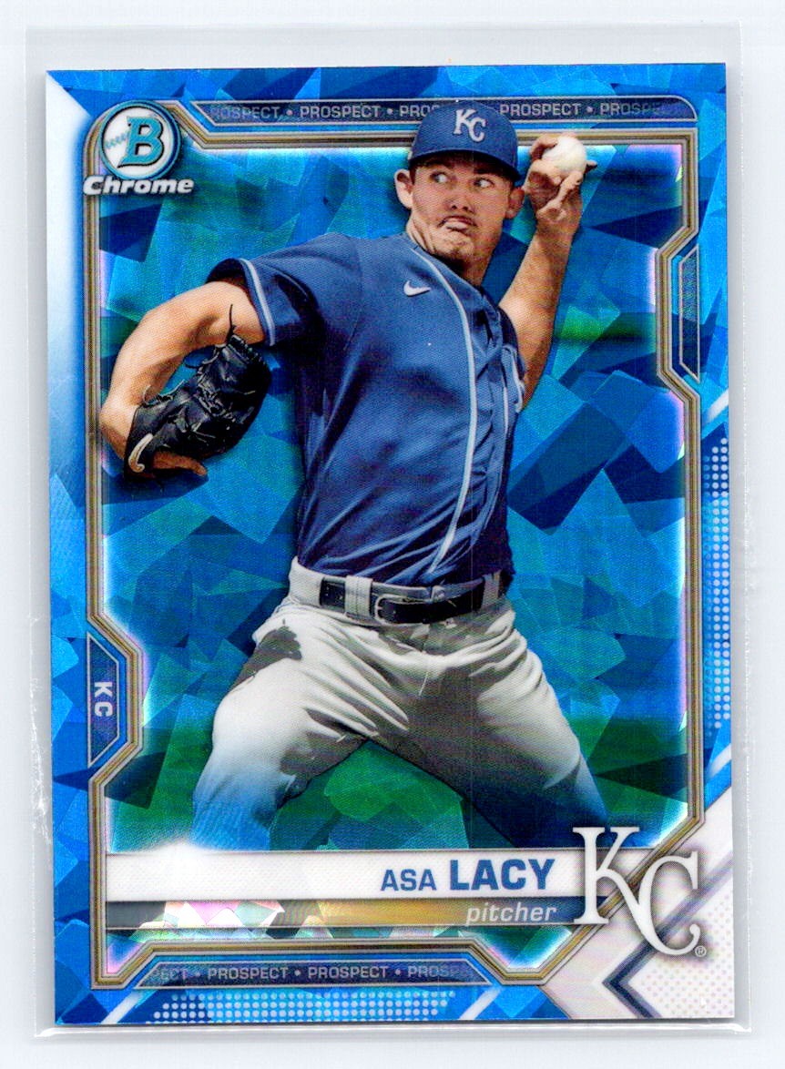 2021 Bowman Chrome Sapphire Edition #BCP-194 Asa Lacy Kansas City Royals