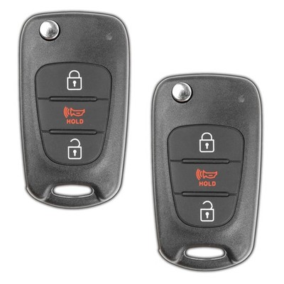 2 For 2010 2011 2012 Kia Soul Keyless Entry Smart Remote Flip Key Fob 3b AM11MY