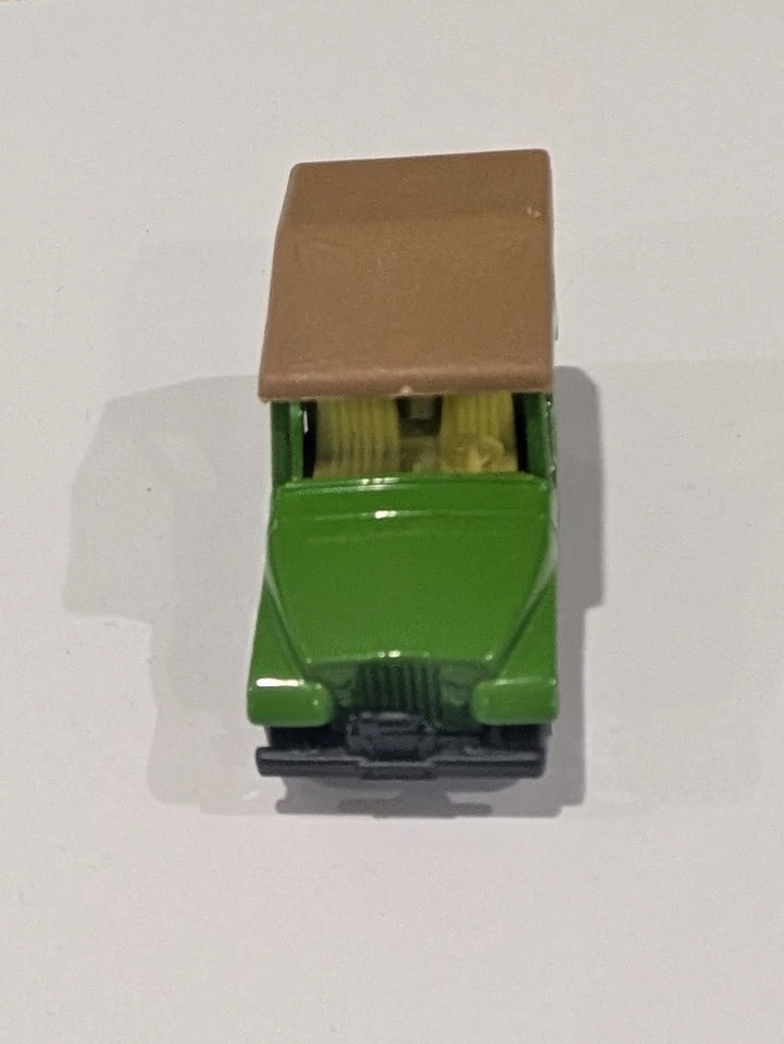 RARE Hungarian Matchbox Superfast #53 JEEP CJ6 1977 Lemon Interior HUNGARY 1977 - Image 3 of 4