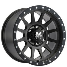 Off-road Monster Wheels M10 Matte Black Rims 17x9 4pcs A1