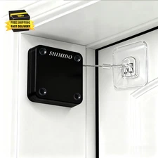 Upgraded Retractable Automatic Door Closer - Tool-Free Installation, Powerful 3.