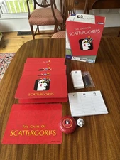 The Game of Scattergories Parker Brothers 2-6 players Complete, Used Once