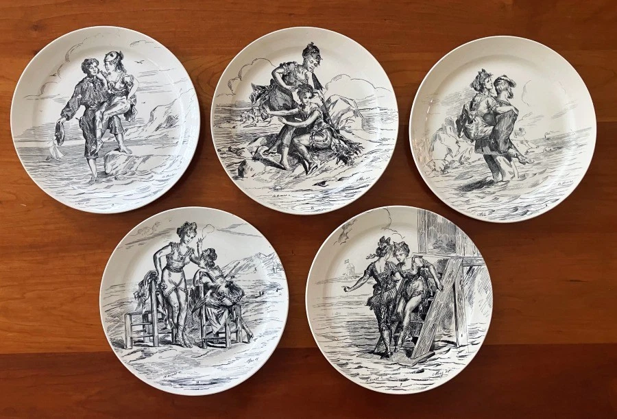 Creil Montereau In Antique Ceramic & Porcelain Plates & Chargers