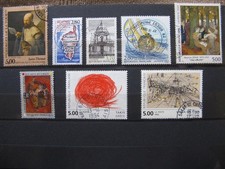 FRANCE oblitérés n° 2828 à 2835 (1993)