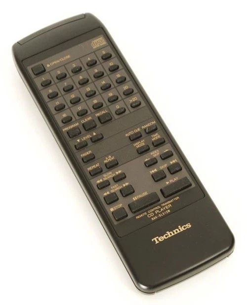 Mando a distancia original Technics RAK-SL512W para SL-P2000 SL-PS900 SL-PS840
