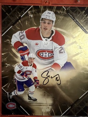 Juraj Slafkovsky 2026 Fanatics Under Wraps Autographed 8x10