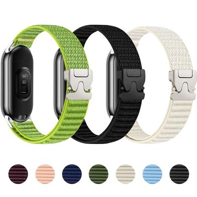 Smartwatch Armband Nylon für Xiaomi Smart Band 10 / 9 / 8 Parachute Schnalle