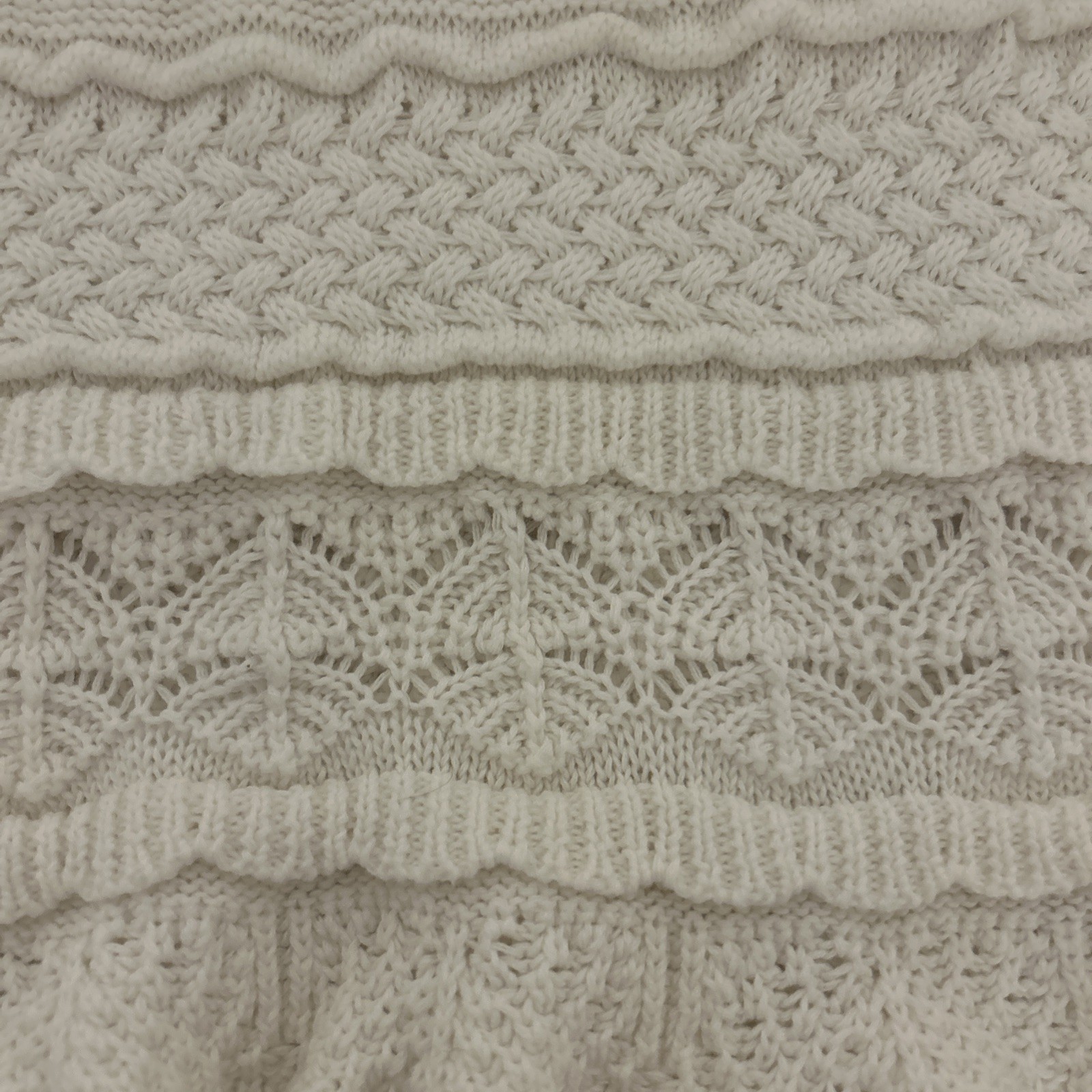 Multi Pattern Knit Top With Flared Sleeves - image 10