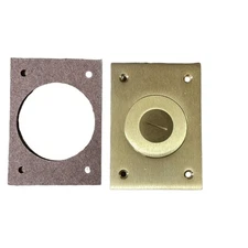 HUBBELL Floor Outlet Plate Receptacle Cover Brass 232A Durable UL Listed