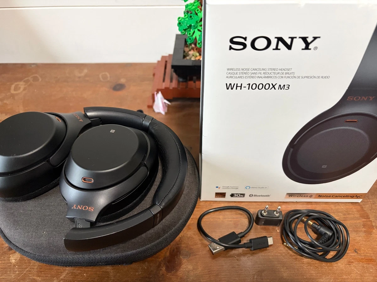 Sony WH-1000XM3 Black Headphones for Sale | Shop New & Used