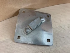 GRETSCH Walberg & Auge DIAMOND PLATE Rack Tom Mount Holder Part 50s Vtg Nickel