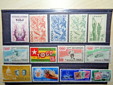 Briefmarken TOGO Konvolut ungebraucht kleine Lot.
