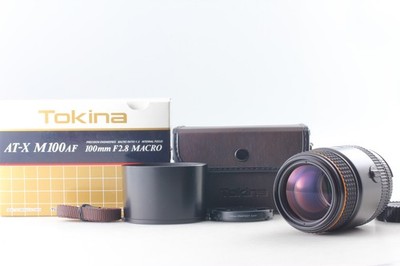 Tokina AT-X AF 100mm f/2.8 Macro IF Lens for Nikon F [Near MINT in Box] Japan