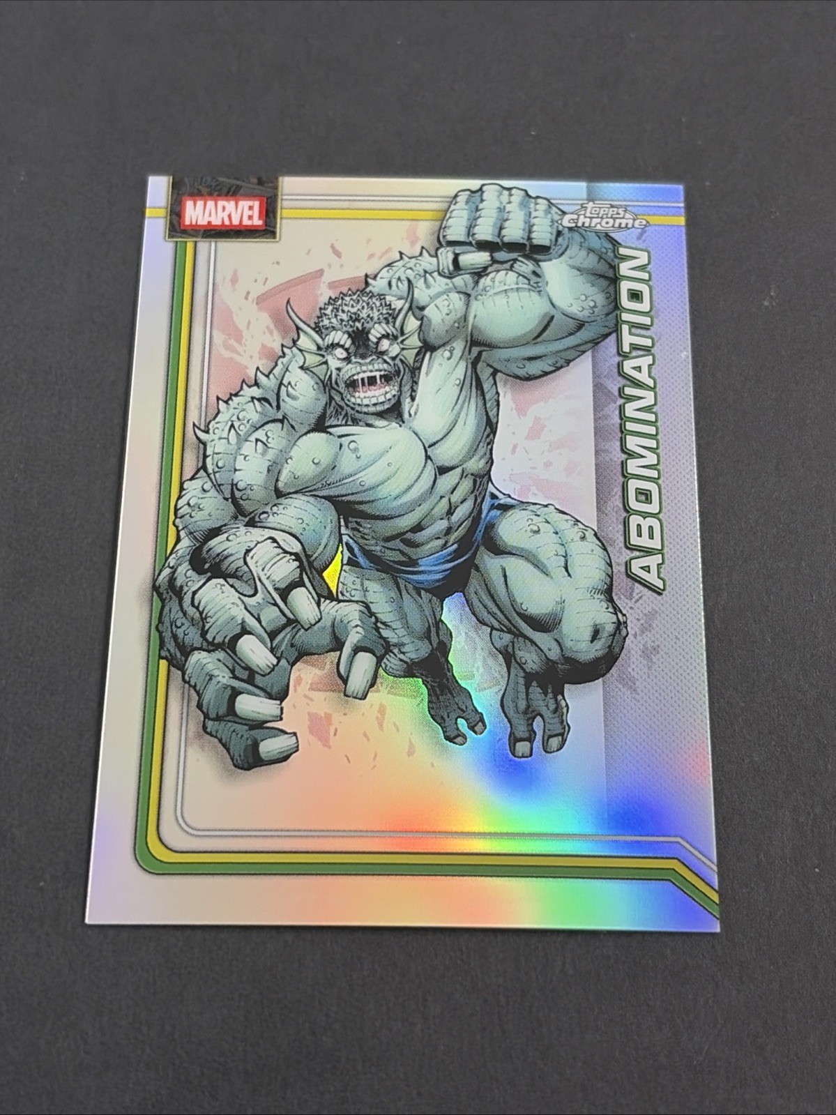 2026 Topps Chrome Marvel Abomination Refractor #001