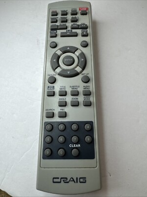 Craig DVD Remote Control SUM-3 Good Working Condition Fast