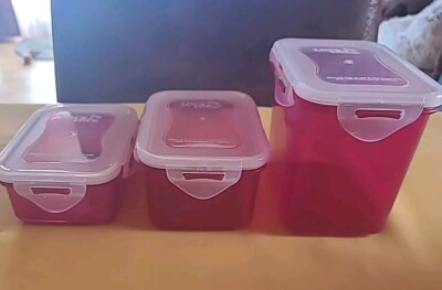 LOCK&LOCK VORRATSDOSEN 3tlg.Set Beere