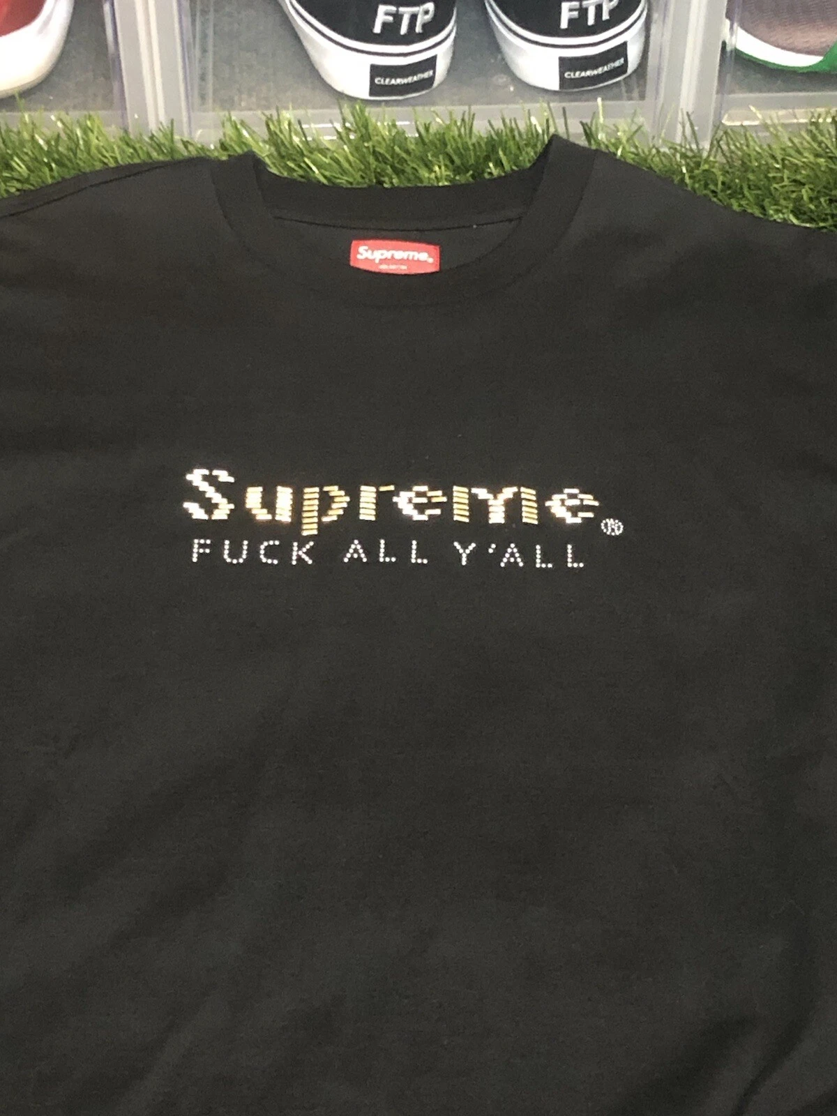 Tee shirt noir Supreme Gold Bars