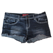 Red Rivet Junior's 11 Denim Jean Shorts Distressed Shorts Rhinestone Pockets
